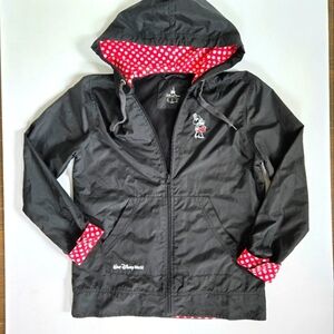 Disney Parks Black and Red Polka Dot Minnie mouse Jacket women's sz XS/S